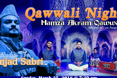 Qawwali Night with Hamza Akram Qawwal in Edison, NJ