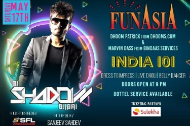 Bollywood Dance Party with DJ Shadow from DUBAI  in Irving, TX