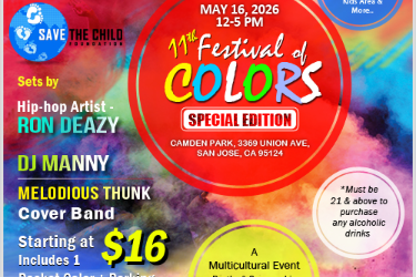 FESTIVAL OF COLORS, SAN JOSE 2026 -  SPECIAL 11TH EDITION in San Jose, CA