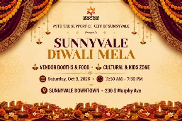 Sunnyvale Diwali Mela 2026 in Sunnyvale, CA