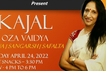 A frank talk with Kajal Oza Vaidya in Fairfax, VA