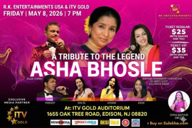 A Musical Tribute to the legend Asha Bhosle in New Jersey in Edison, NJ