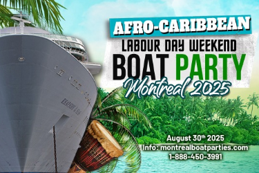 Afro-Caribbean Labour Day Weekend Boat Party Montreal 2025