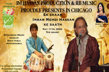 Aik Shaam Imran Mehdi Hassan Ke Saath in Villa Park, IL