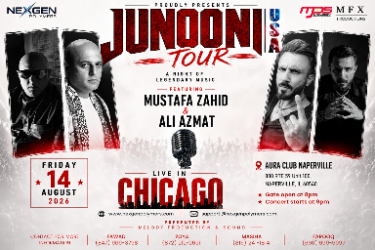 Ali Azmat & Mustafa Zahid Junooni Tour Live In Chicago