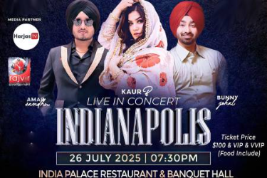 Kaur B • Amar Sandhu • Bunny Johal – Live in Indianapolis for One Epic Night! in Indianapolis, IN