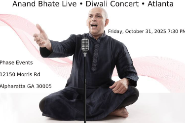 Anand Bhate Live • Diwali Concert • Atlanta
