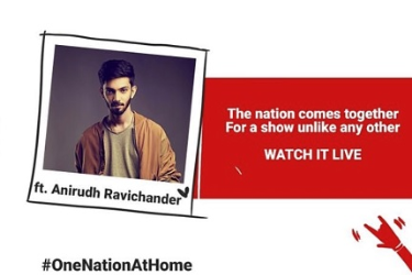Anirudh Live -  One Nation At Home Concert  in , 