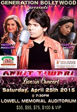 ANKIT TIWARI LIVE IN BOSTON in Lowell, MA