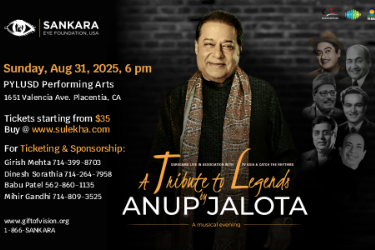 A Tribute to Legends by Anup Jalota in LA in Placentia, CA