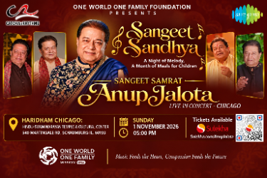 Anup Jalota Live in Concert Chicago - Sangeet Sandhya 2026