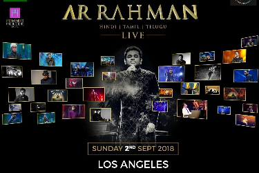 AR Rahman Live Concert 2018 Los Angeles with Udit Narayan, Javed ali, Mano, haricharan, ranjit barot, jonita gandhi, neeti mohan in Anaheim, CA