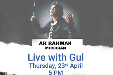 AR Rahman Live With Gul Panag in , 