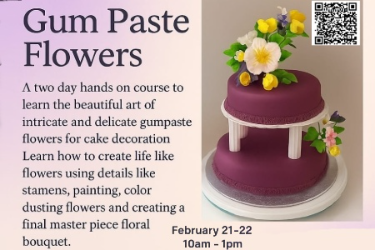 Art of Gumpaste Flowers for Cake Decoration in Bridgewater, NJ