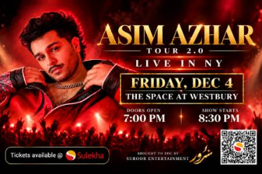 Asim Azhar Tour 2.0 Live in Ny