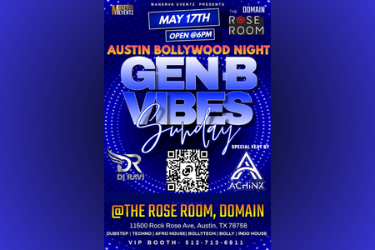 AUSTIN BOLLYWOOD NIGHT THE ROSE ROOM DOMAIN in Austin, TX