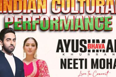 Ayushmann Khurrana and Neeti Mohan Live In Boston 2023 in Lynn, MA