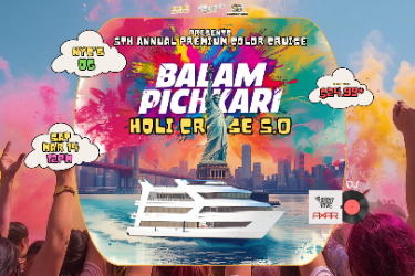 Balam Pichkari 5.0 - NYC'S OG Holi Cruise Party | from Liberty Landing Marina, NJ in Jersey City, NJ