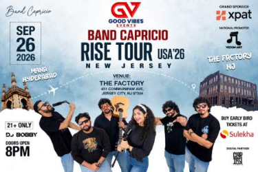 Band Capricio Rise Tour 2026 - Live In New Jersey - 21+ Only in , NJ