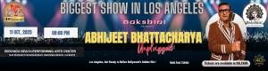 Abhijeet Bhattacharya LIVE in Concert – Biggest Show in Los Angeles on Oct 11th 2025.
