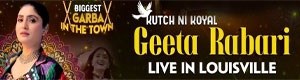 Geeta Rabari Navratri 2025 in Louisville KY