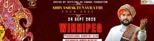 Sagar Patel Adhyashakti Navratri Garba 2025 in Winnipeg