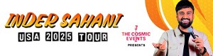 Inder Sahani Stand-Up Comedy Live 2025 in Denver