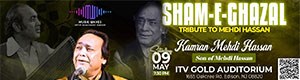 Sham-E-Ghazal Tribute to Mehdi Hassan in Nj