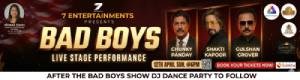 BAD BOYS – Legends of Bollywood Live Stage Performance in California