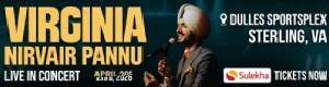 Nirvair Pannu Live In Concert in Sterling, VA