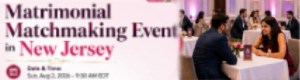 Matchmaking Event for Indian Singles – New Jersey