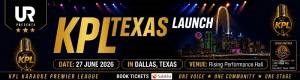 KPL Texas Launch 2026 – Karaoke Premier League Dallas