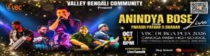 Anindya Bose Live Concert in VBC Durga Puja 2026