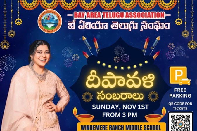 Bata Deepavali Sambaralu Featuring Famous Singer & Influencer Sameera Baradwaj - San Francisco Indian event on Sun, Nov 1