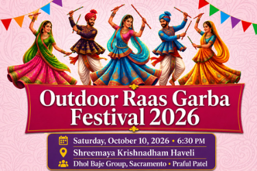 Bayvp-ica-ccf Raas Garba Festival 2026 Sat, Oct 10th - 6:30 Pm - San Francisco Indian event on Sat, Oct 10