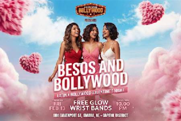 Besos and Bollywood: Latin x Bollywood Valentine's Night in Omaha, NE