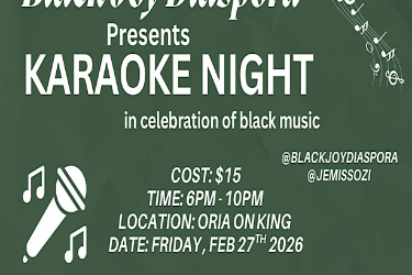 BLACK JOY DIASPORA KARAOKE NIGHT in Toronto, ON