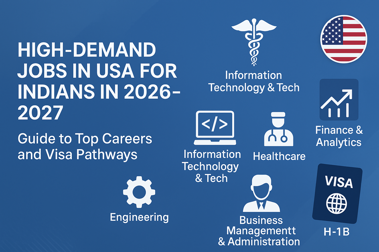 High-Demand Jobs in USA for Indians in 2026-2027: Guide to Top Careers and Visa Pathways