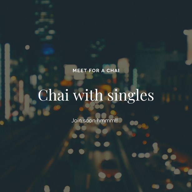 Discover Meaningful Connections at Chai with Singles