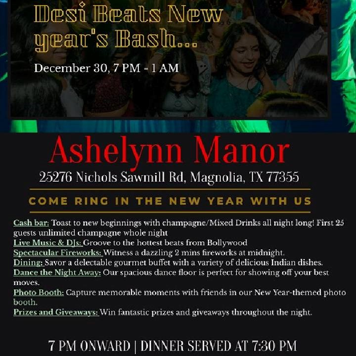 Ring in 2024 Punjabi Style at Desi Beats NYE Party