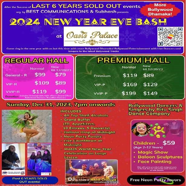 Ring in 2024 at a Glamorous NYE Party in Newark, California