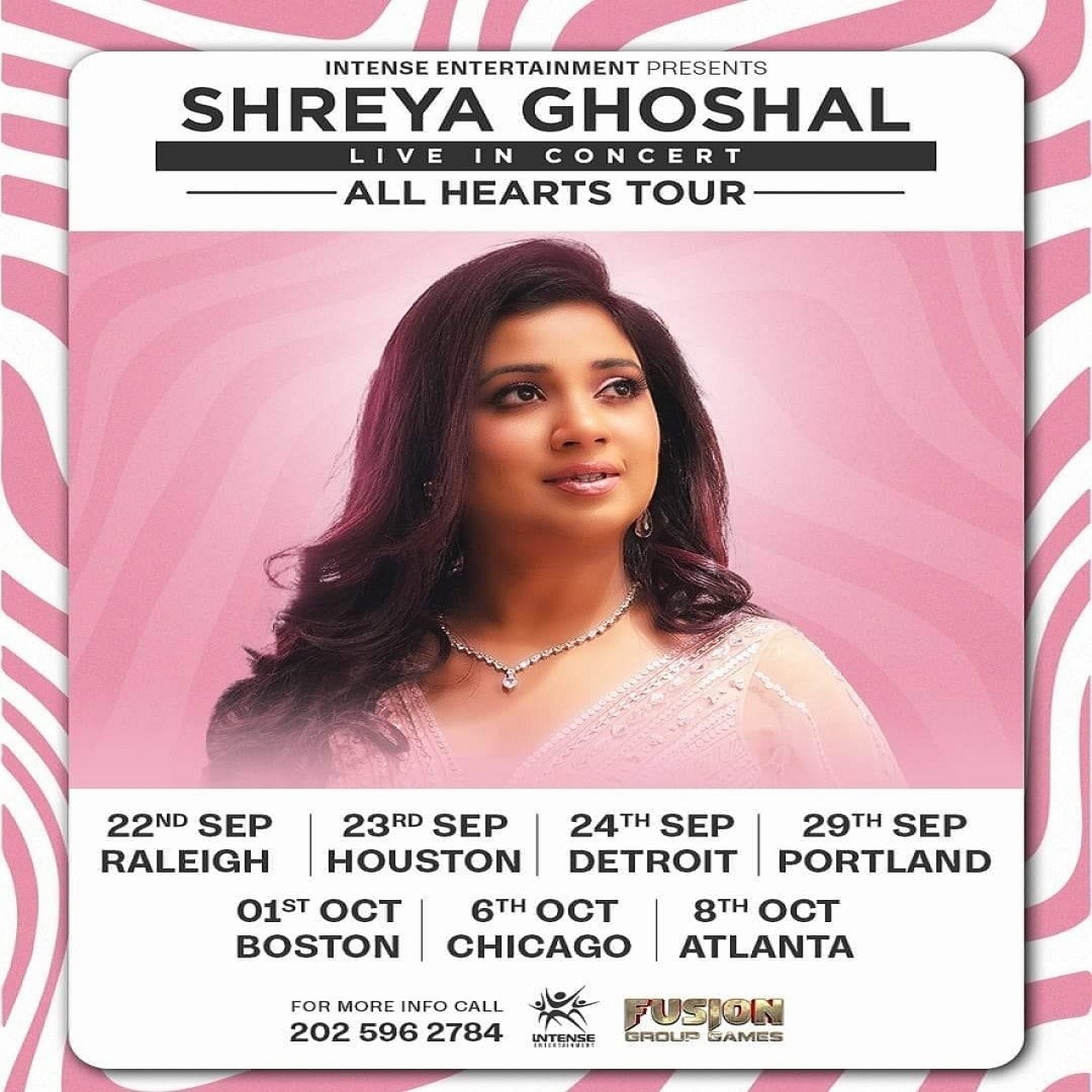 Shreya Ghoshal Tour 2023
