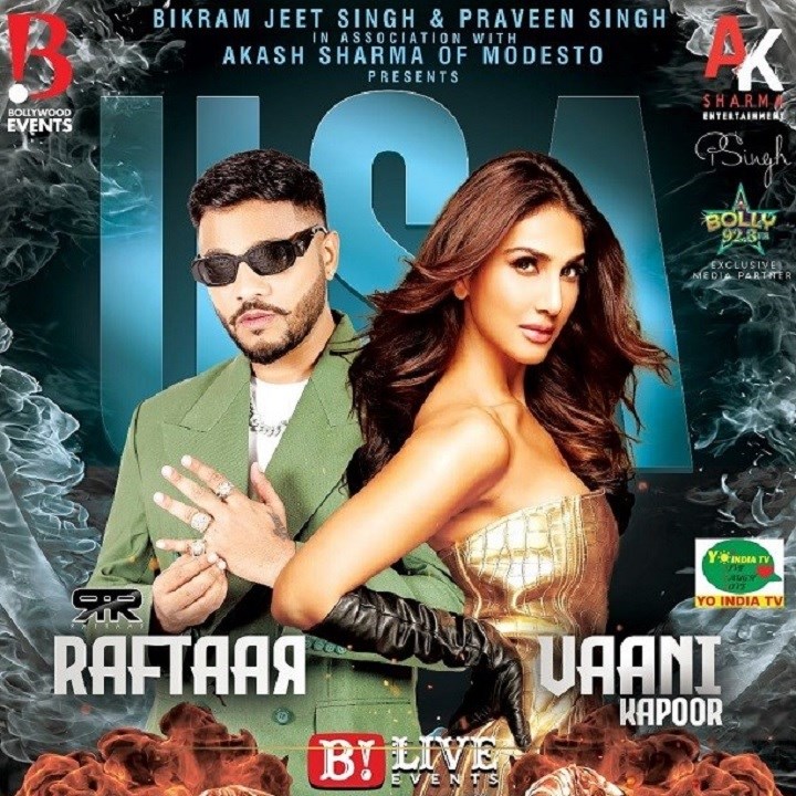 Raftaar and Vaani Kapoor Take over the USA with Overtake Bollywood Party