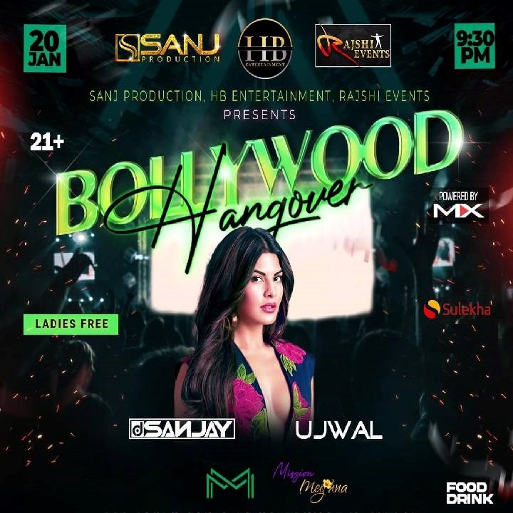 Keep New Year's Festivities Going at Bollywood Hangover 2024 Bash