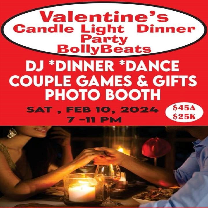 Valentine’s Day Candlelight Dinner Party - A Romantic Soiree