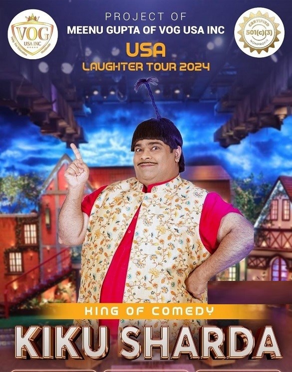 Find Kiku Sharda King of Comedy 2024 Tour Dates & Tickets, Live Show in ...