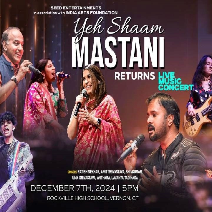 Experience the Magic of Bollywood: Yeh Shaam Mastani Live Music Concert