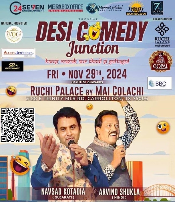 Desi Comedy Junction Presents: Hansi, Mazak aur Thodi Si Guftagu with Navsad Kotadiya & Arvind Shukla