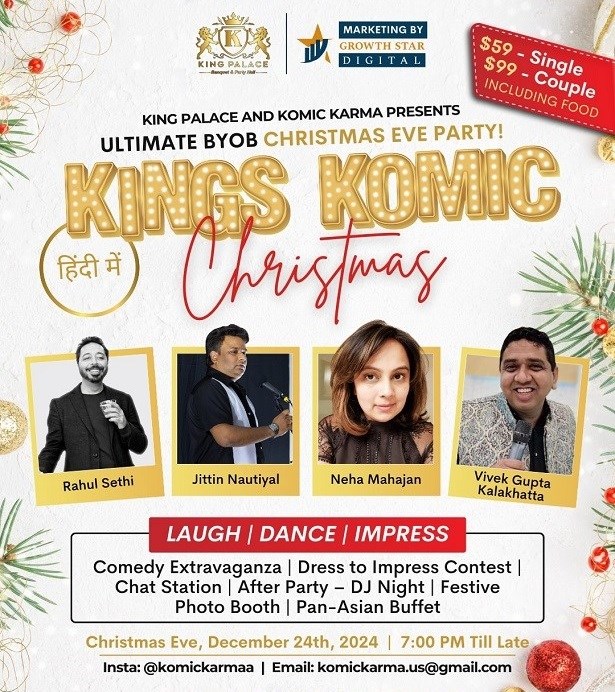 Kings Komic Christmas: The Ultimate BYOB Christmas Eve Party