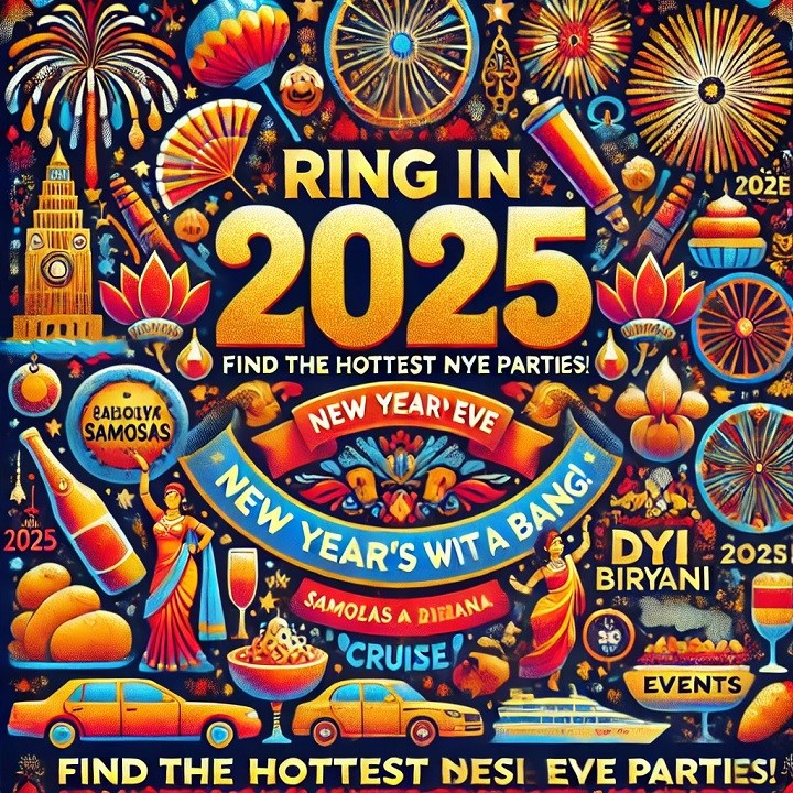 Ring in 2025 with a Bang: Your Guide to the Hottest Desi New Year Parties in North America!